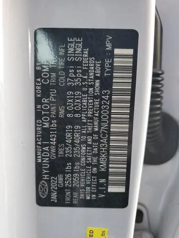 2022 HYUNDAI KONA N BASE  