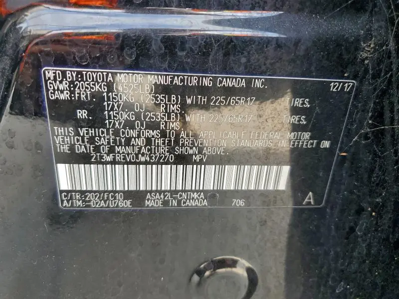 2018 TOYOTA RAV4 ADVENTURE  