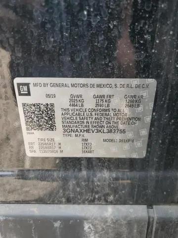 2019 CHEVROLET EQUINOX LS  