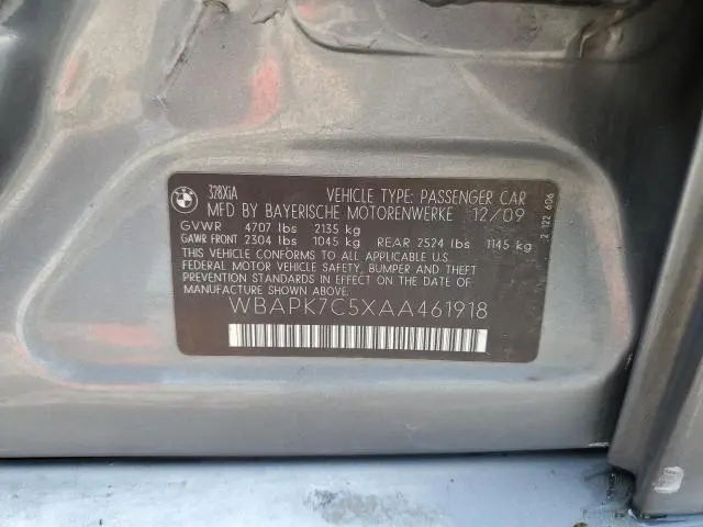 2010 BMW 328 XI  
