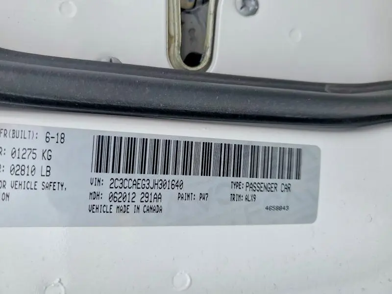2018 CHRYSLER 300 LIMITED  