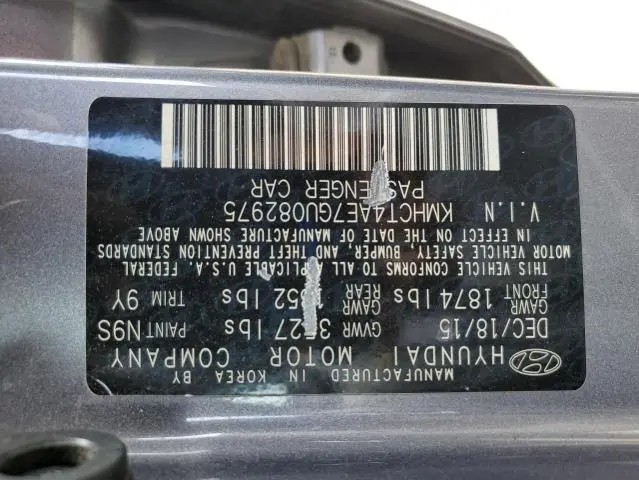 2016 HYUNDAI ACCENT SE  