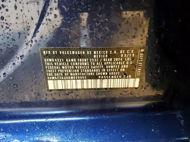 2019 VOLKSWAGEN GTI S  
