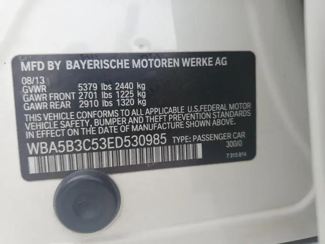 2014 BMW 535 XI  