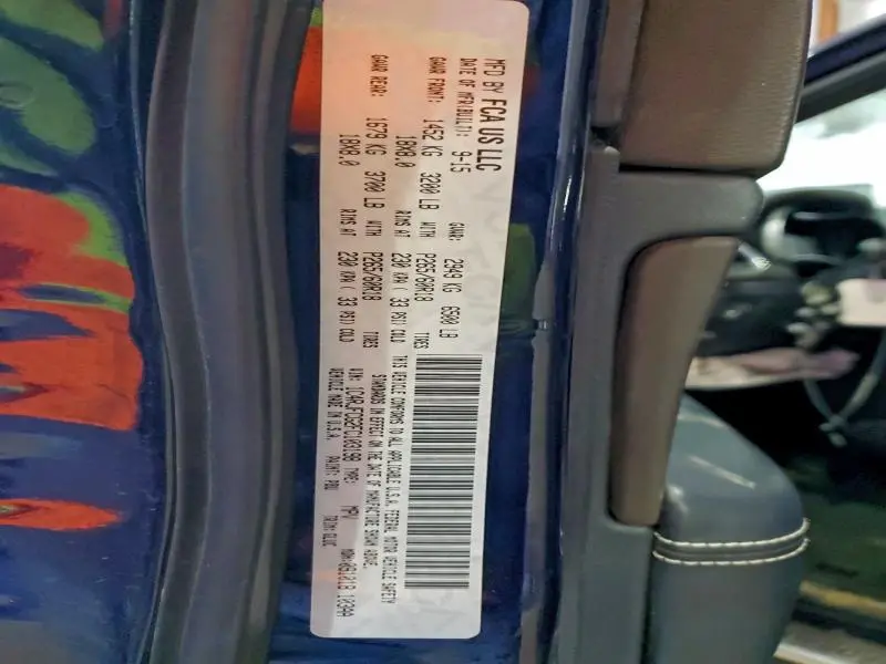 2015 JEEP GRAND CHEROKEE OVERLAND  