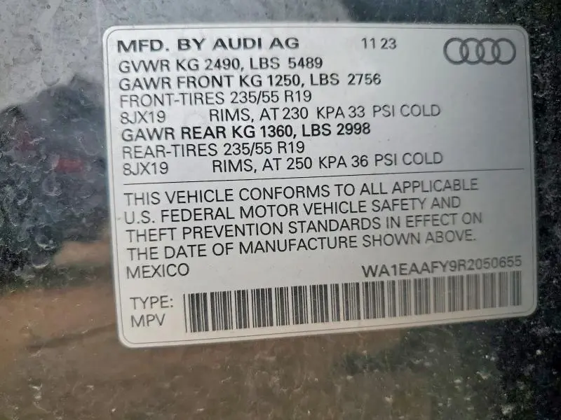 2024 AUDI Q5 PREMIUM PLUS 45  