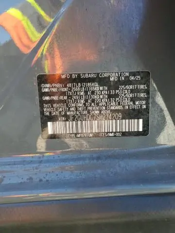 2025 SUBARU CROSSTREK PREMIUM  