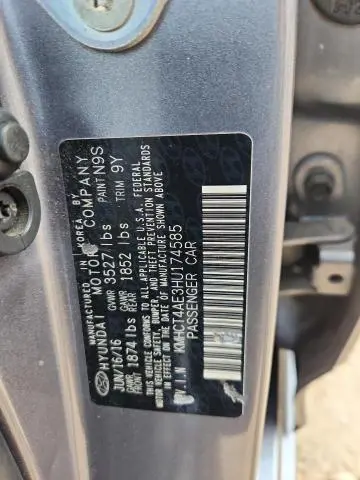 2017 HYUNDAI ACCENT SE  