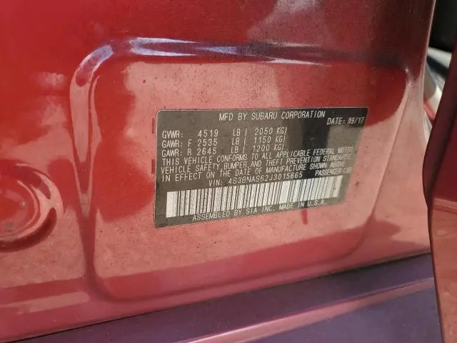 2018 SUBARU LEGACY SPORT