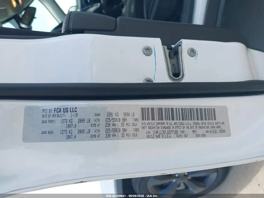 2018 JEEP CHEROKEE LATITUDE FWD