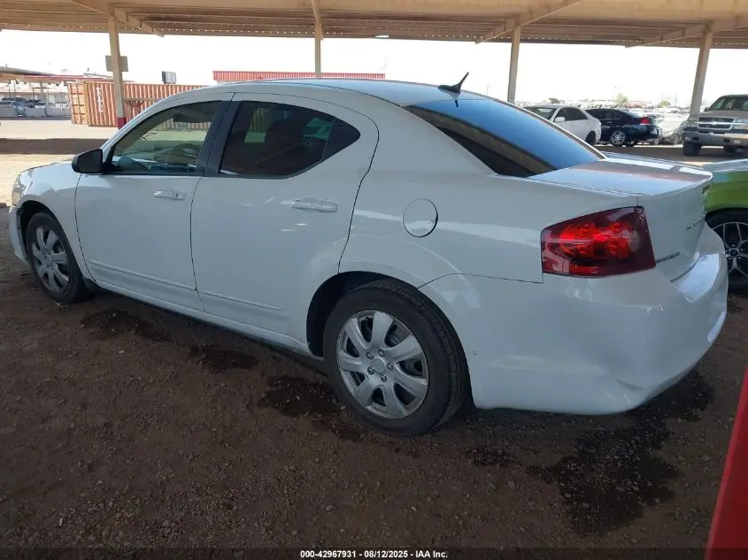 2012 DODGE AVENGER SE