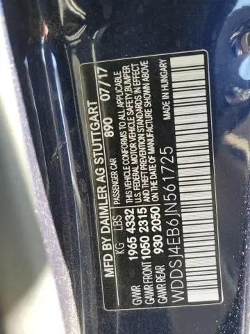 2018 MERCEDES-BENZ CLA 250  