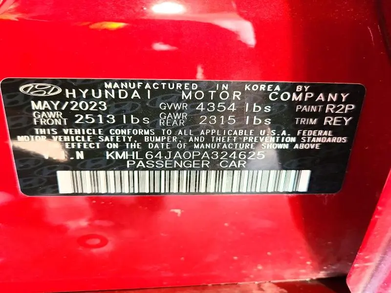 2023 HYUNDAI SONATA SEL  