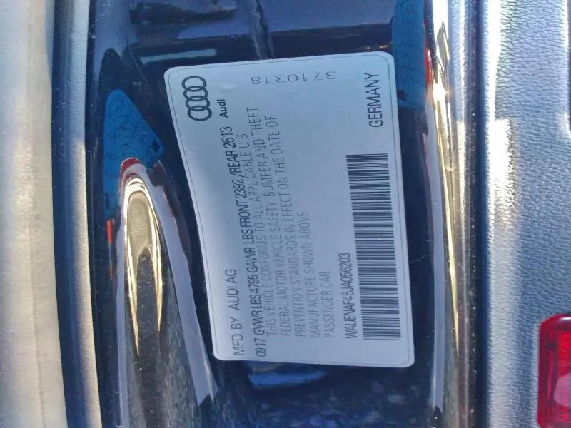 2018 AUDI A4 PREMIUM PLUS  