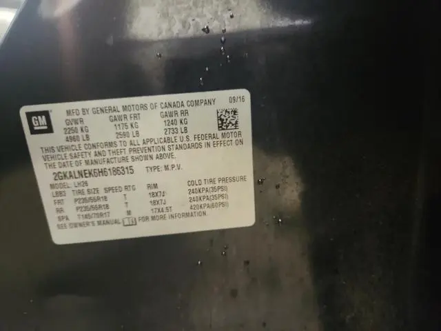 2017 GMC TERRAIN SLE  