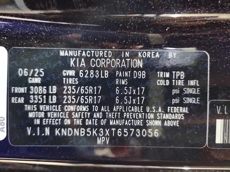 2026 KIA CARNIVAL LX  