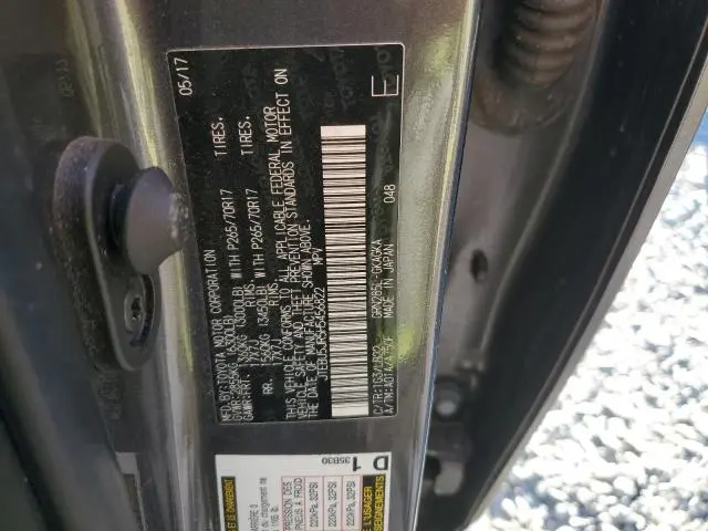 2017 TOYOTA 4RUNNER SR5/SR5 PREMIUM  