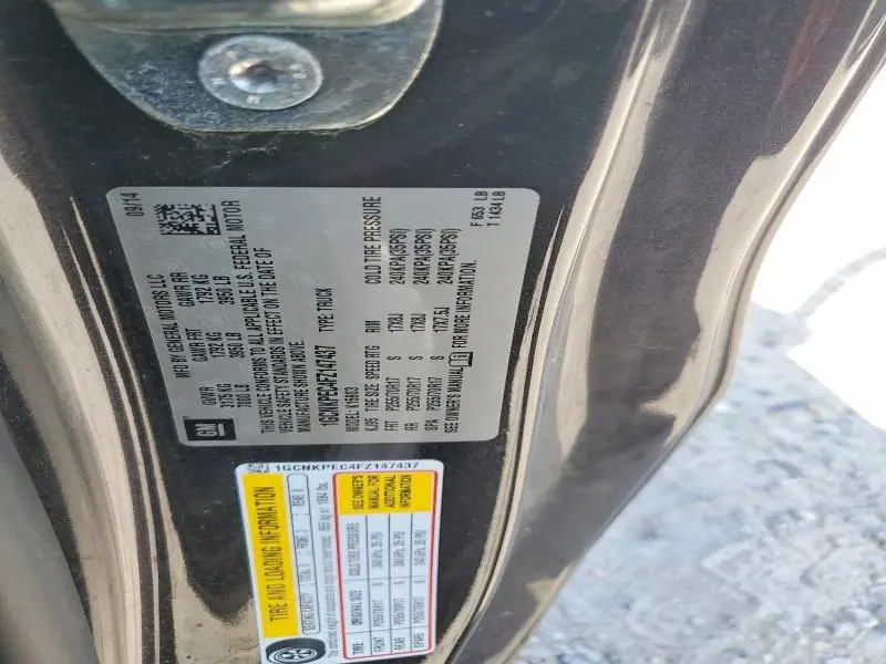 2015 CHEVROLET SILVERADO K1500  