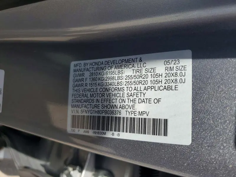 2023 HONDA PILOT ELITE  