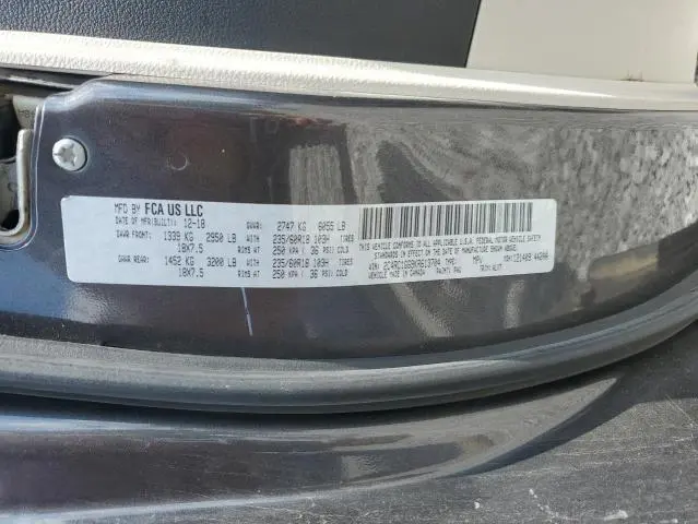 2019 CHRYSLER PACIFICA LIMITED  