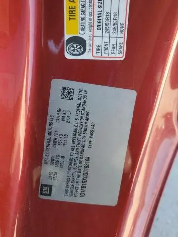 2016 CHEVROLET CAMARO LT  