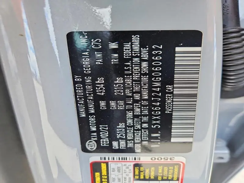 2021 KIA K5 GT LINE  