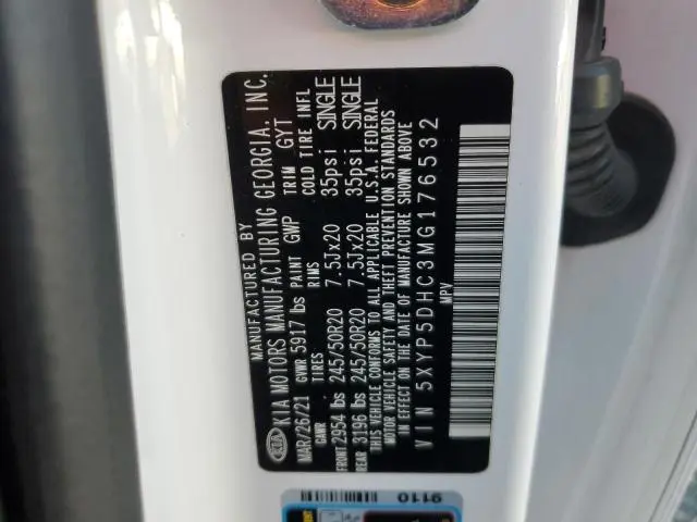 2021 KIA TELLURIDE SX  