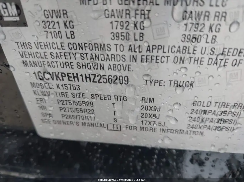 2017 CHEVROLET SILVERADO 1500 CUSTOM