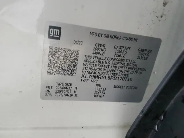 2023 CHEVROLET TRAILBLAZER LT  