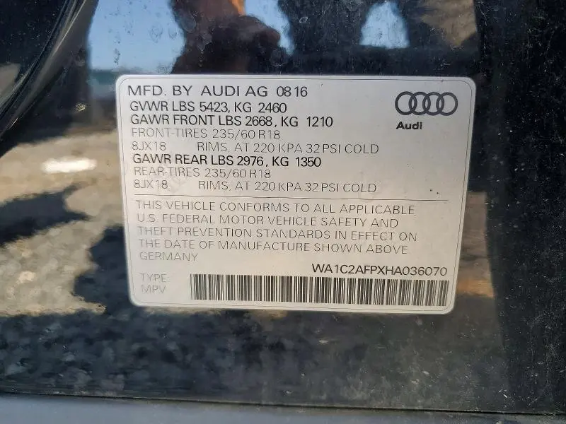 2017 AUDI Q5 PREMIUM  