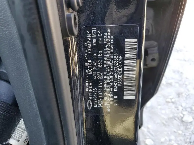 2016 HYUNDAI ACCENT SPORT  