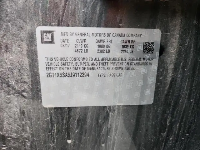 2018 CHEVROLET IMPALA LS  