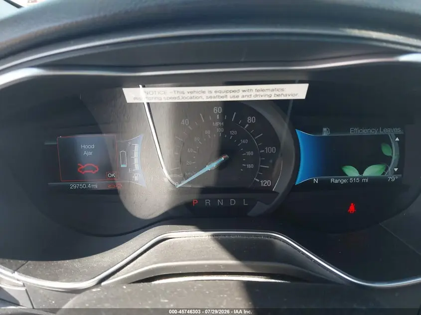 2018 FORD FUSION HYBRID S