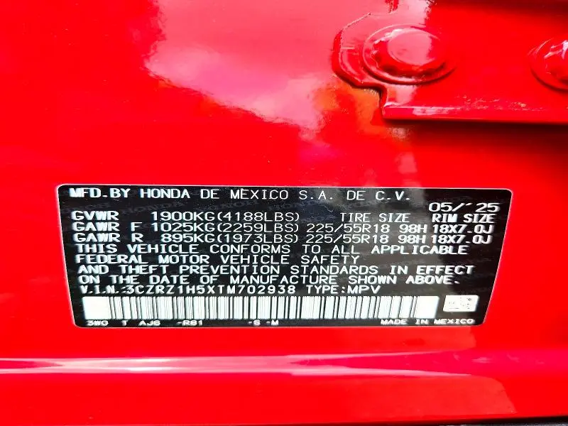 2026 HONDA HR-V SPORT  