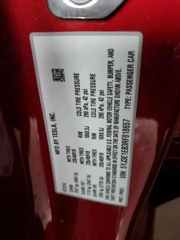 2024 TESLA MODEL 3   
