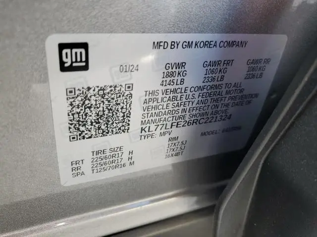 2024 CHEVROLET TRAX LS  