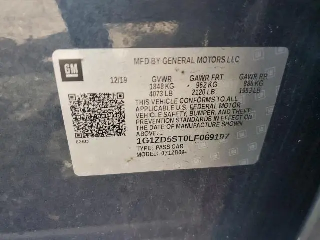 2020 CHEVROLET MALIBU LT  