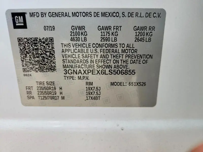 2020 CHEVROLET EQUINOX PREMIER  