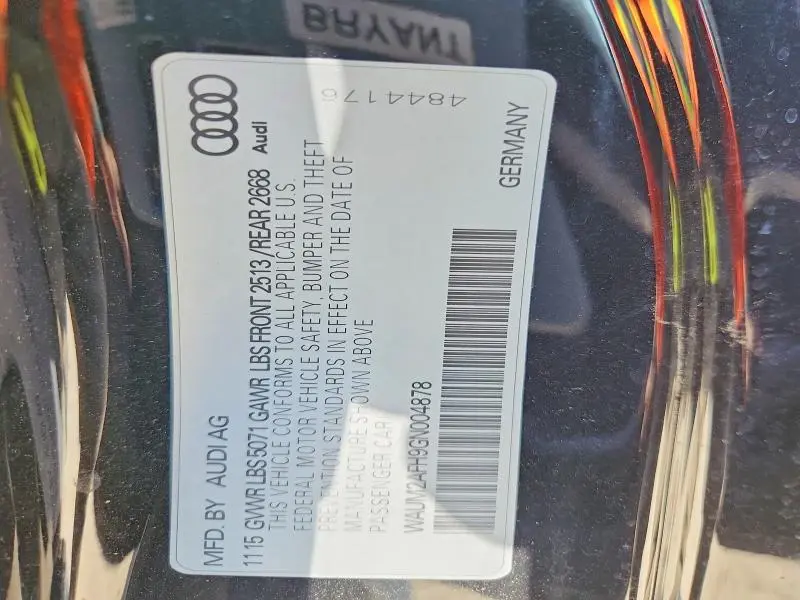 2016 AUDI A5 PREMIUM PLUS S-LINE  