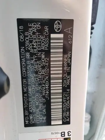 2019 TOYOTA C-HR XLE  