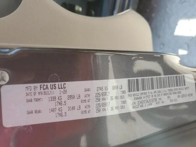 2020 DODGE GRAND CARAVAN SXT  