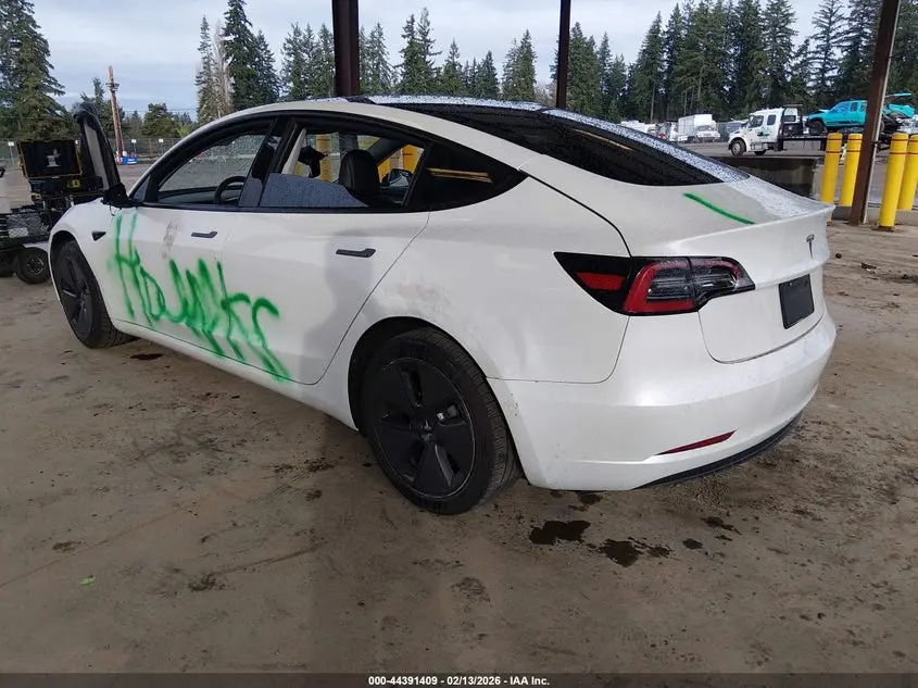 2021 TESLA MODEL 3 STANDARD RANGE PLUS REAR-WHEEL DRIVE