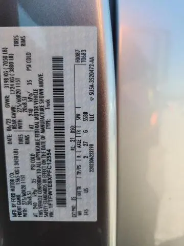 2023 FORD F150 SUPERCREW  
