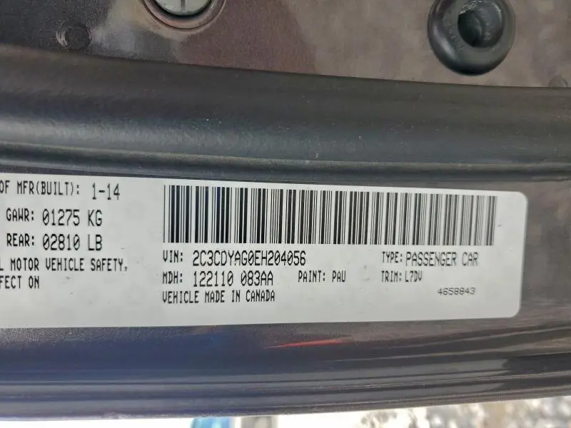 2014 DODGE CHALLENGER SXT  