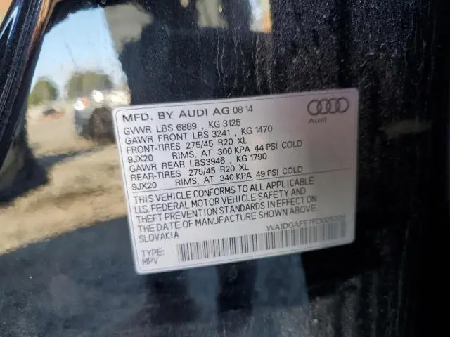 2015 AUDI Q7 PRESTIGE  