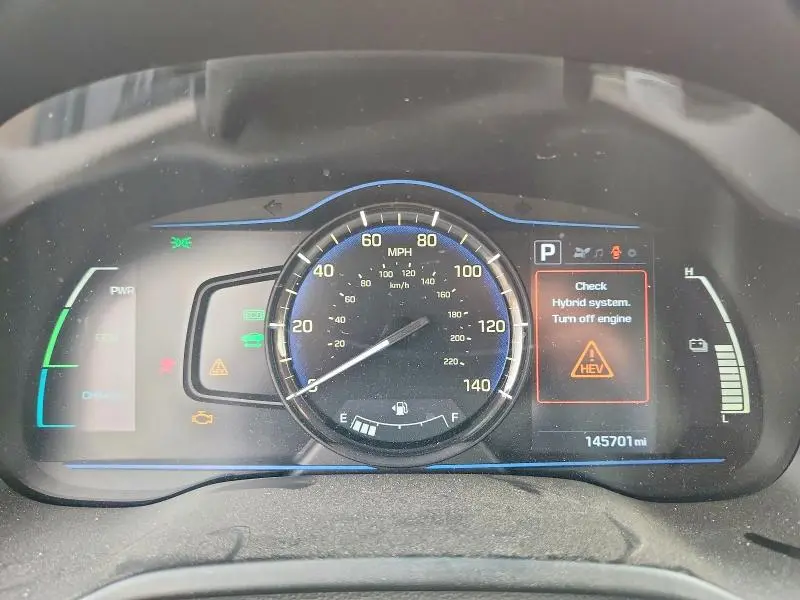 2017 HYUNDAI IONIQ BLUE  