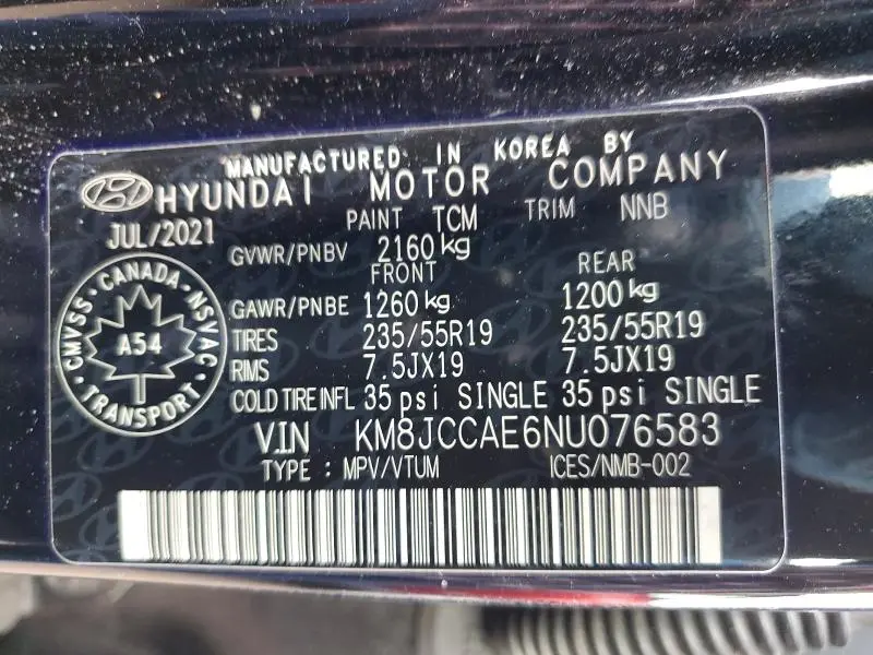 2022 HYUNDAI TUCSON SEL  