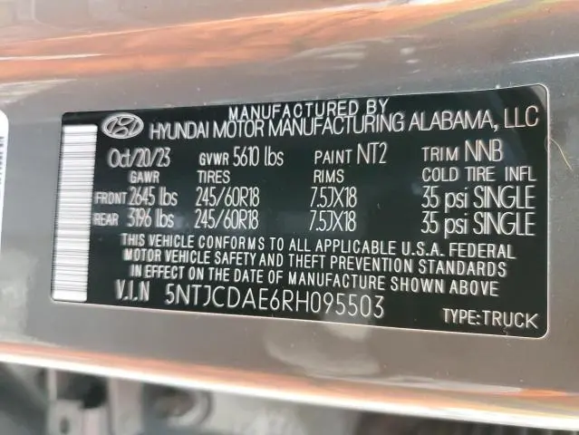 2024 HYUNDAI SANTA CRUZ SEL  