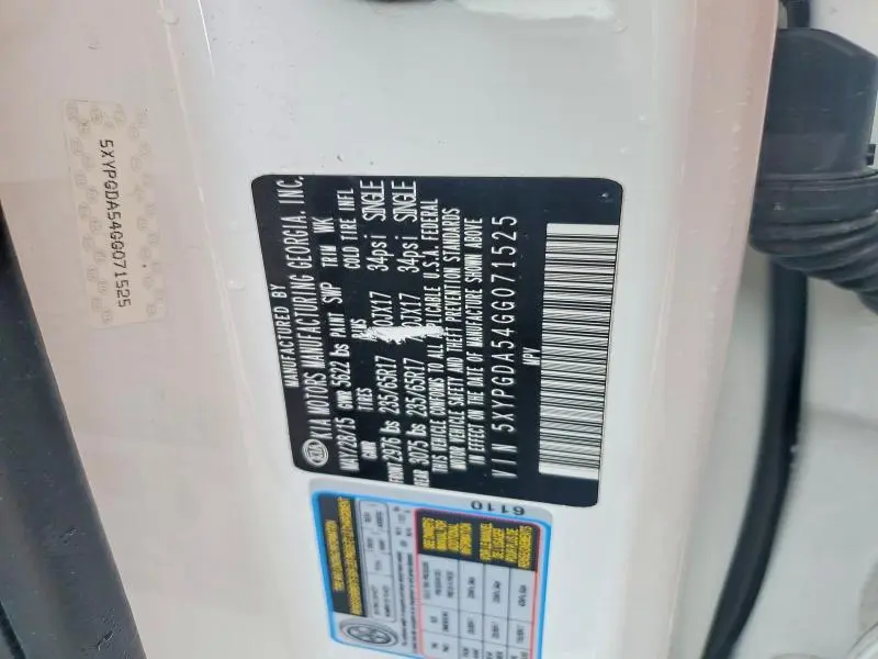 2016 KIA SORENTO LX V6  