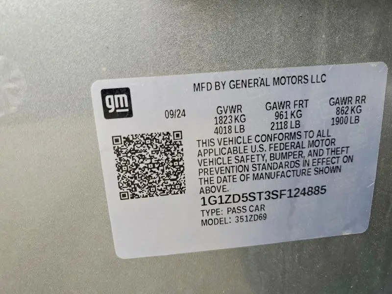 2025 CHEVROLET MALIBU LT  